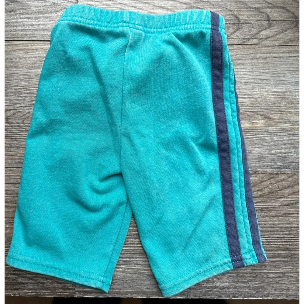 Disney Baby Pluto Teal Athletic‎ Shorts 3-6M